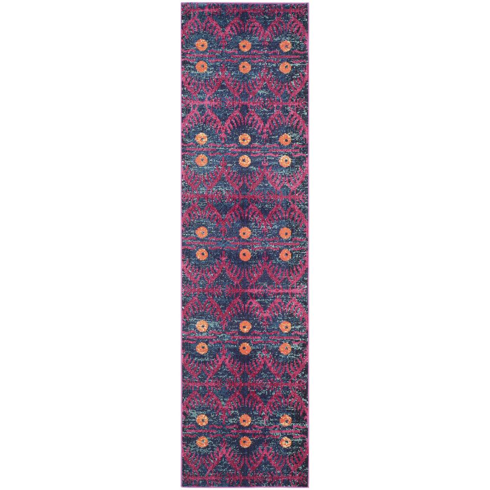 MONACO, PINK / MULTI, 2'-2" X 8', Area Rug, MNC213D-28