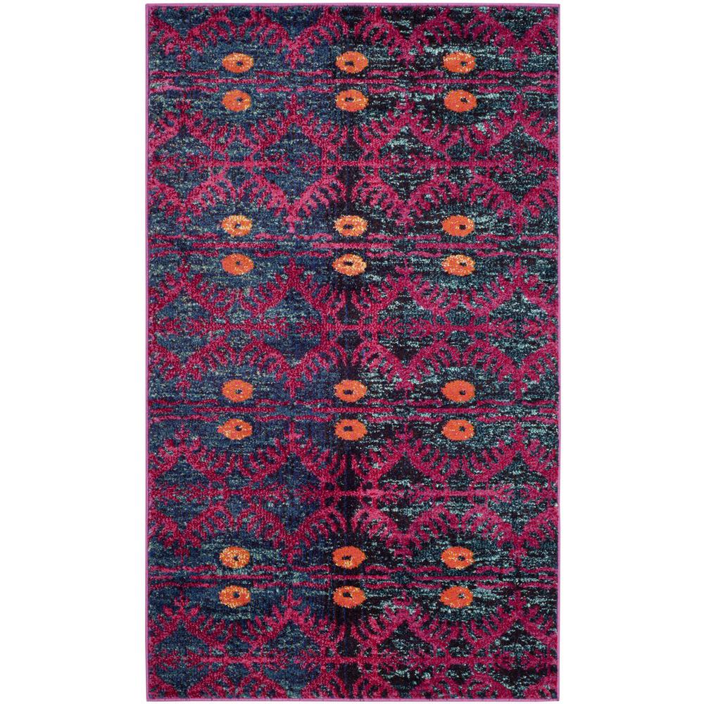MONACO, PINK / MULTI, 3' X 5', Area Rug, MNC213D-3