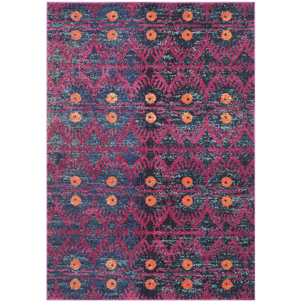 MONACO, PINK / MULTI, 4' X 5'-7", Area Rug, MNC213D-4