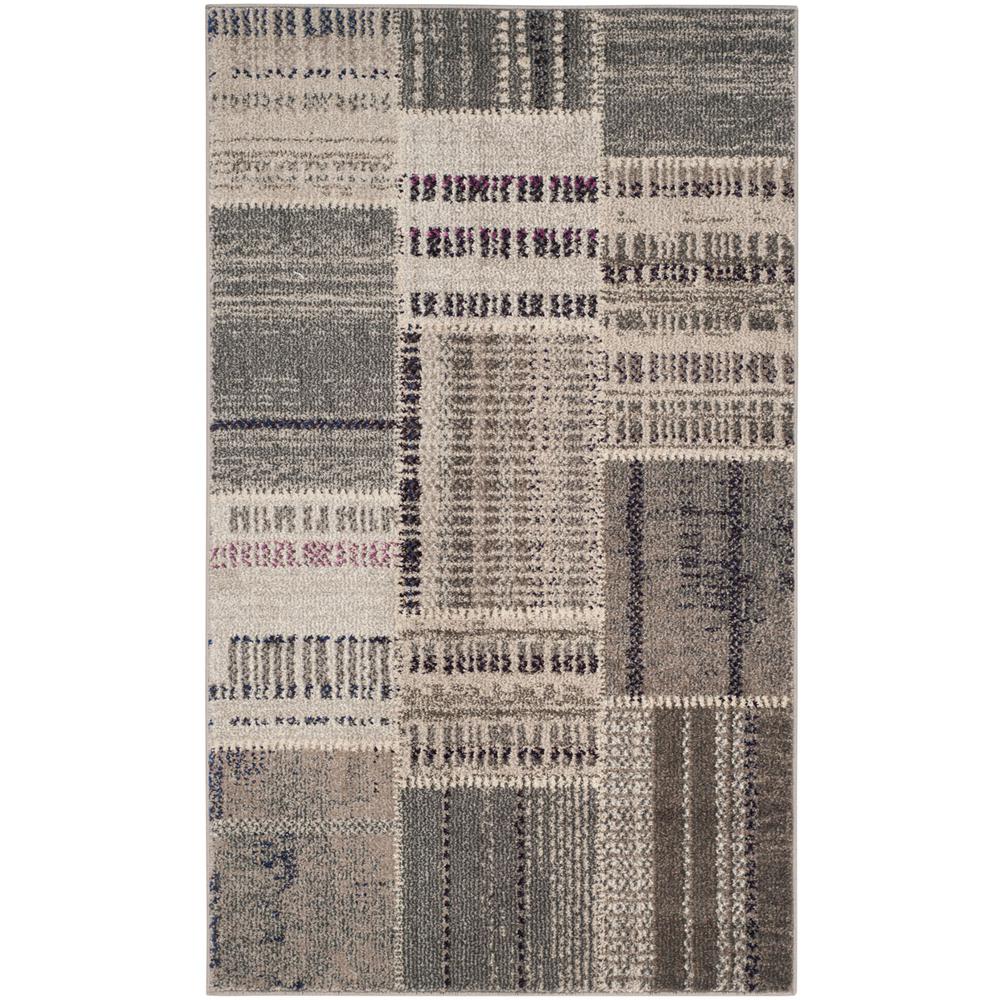 MONACO, GREY / MULTI, 3' X 5', Area Rug, MNC215G-3