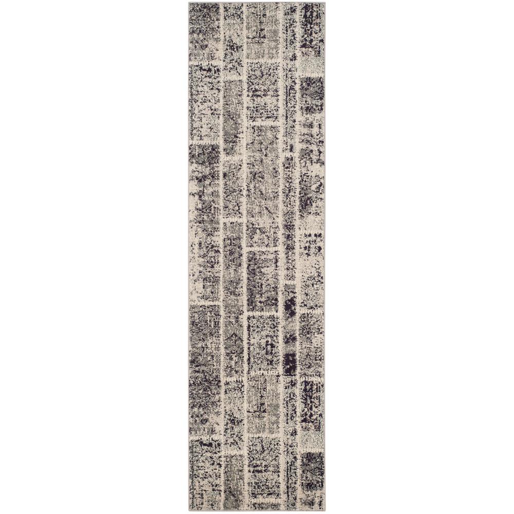 MONACO, GREY / MULTI, 2'-2" X 8', Area Rug, MNC216G-28