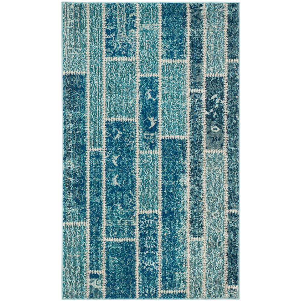 MONACO, BLUE / MULTI, 3' X 5', Area Rug, MNC216J-3