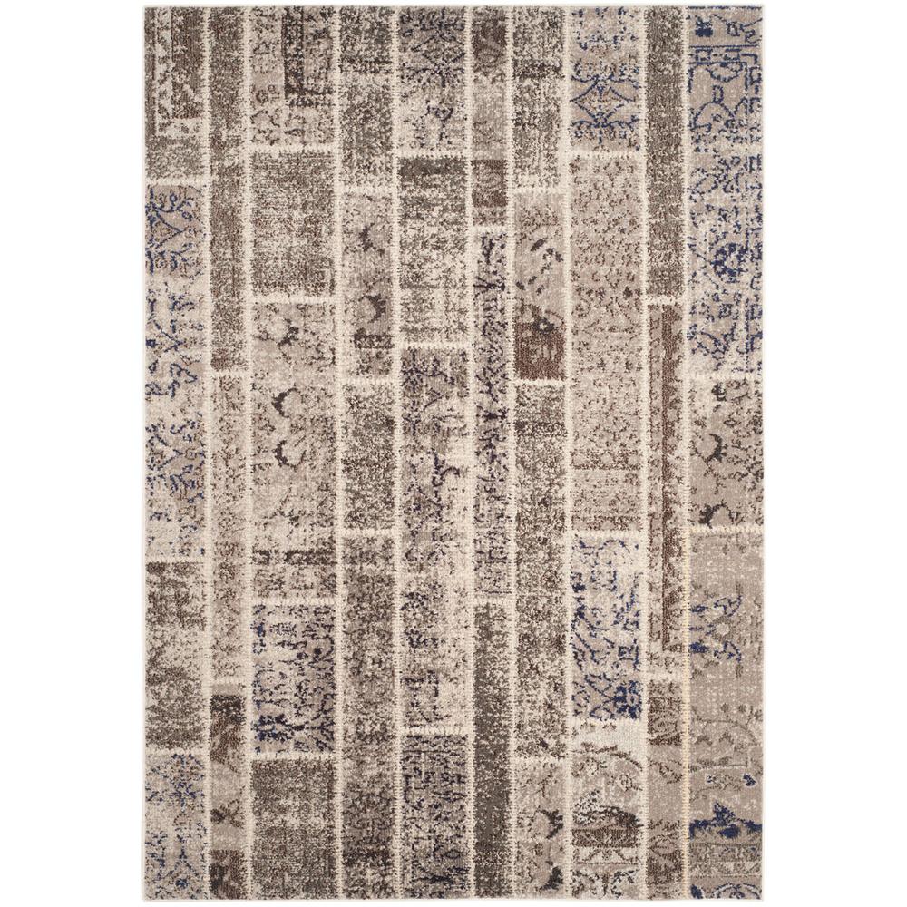MONACO, BEIGE / MULTI, 4' X 5'-7", Area Rug
