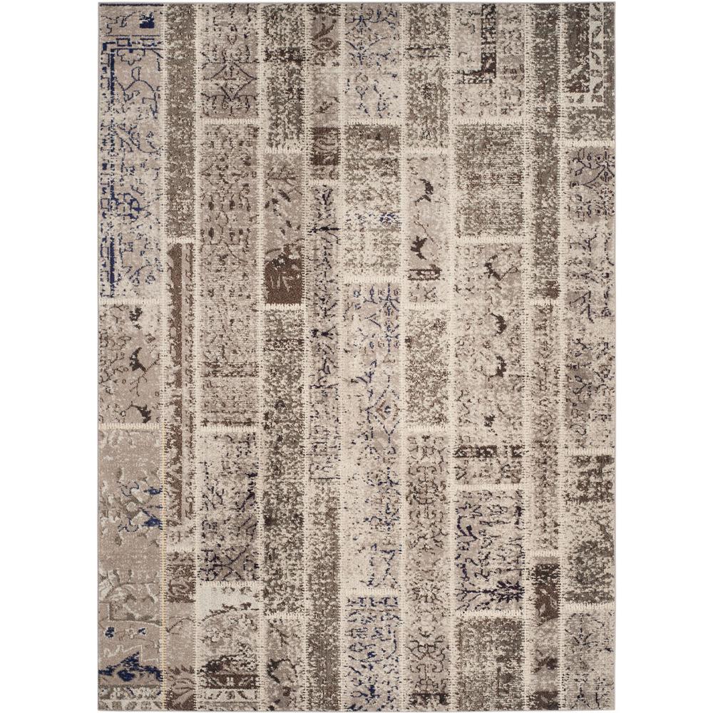 MONACO, BEIGE / MULTI, 8' X 11', Area Rug