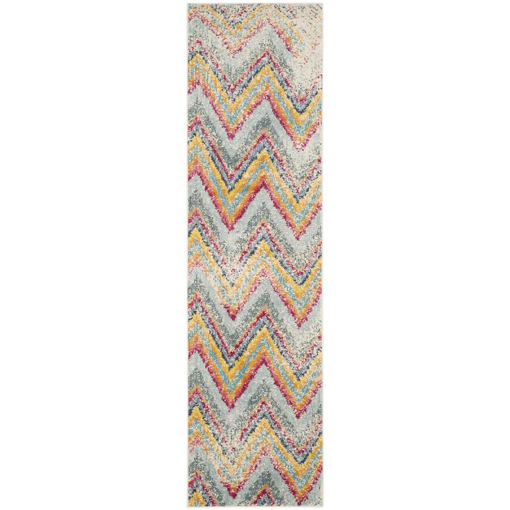 MONACO, MULTI, 2'-2" X 8', Area Rug, MNC220F-28