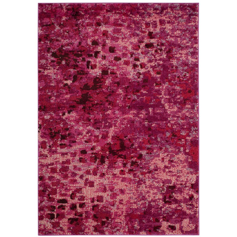MONACO, FUCHSIA, 4' X 5'-7", Area Rug