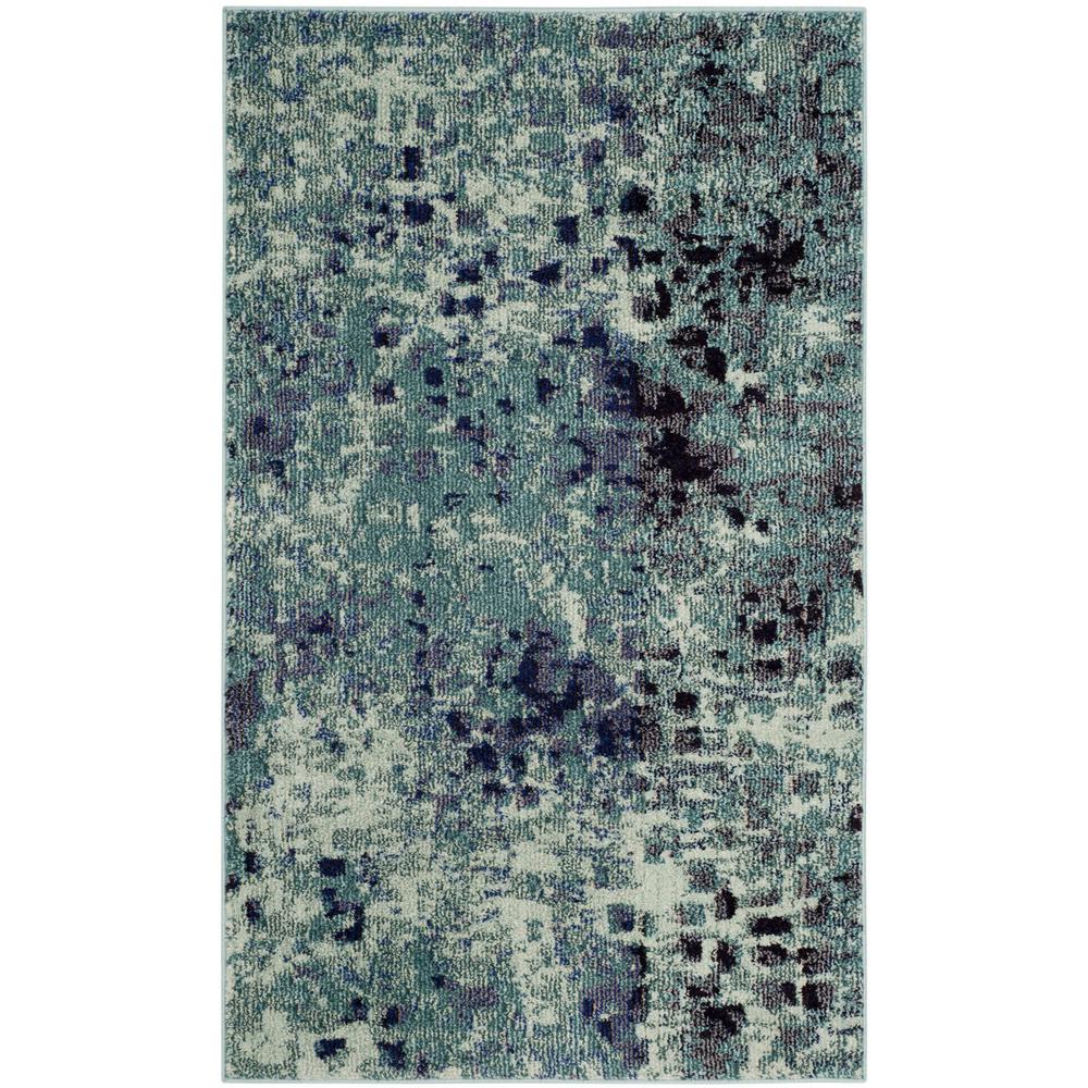 MONACO, LIGHT BLUE / MULTI, 3' X 5', Area Rug