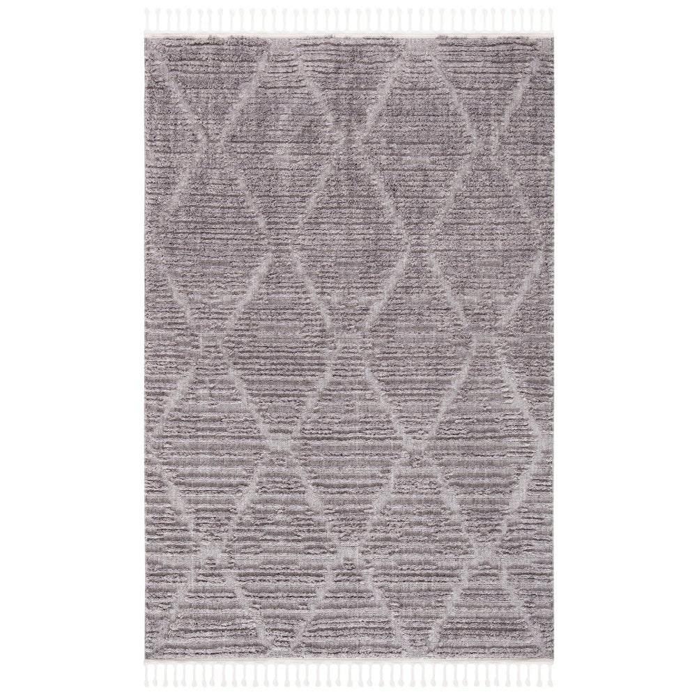 Marrakesh Diamond Lattice Rug - Grey - 3'-0" x 5'-0"