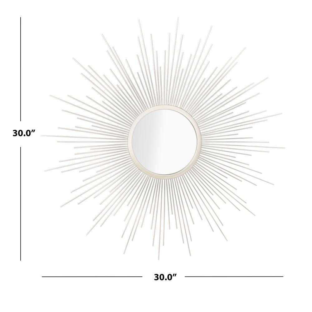 Alves Sunburst Mirror, Champagne