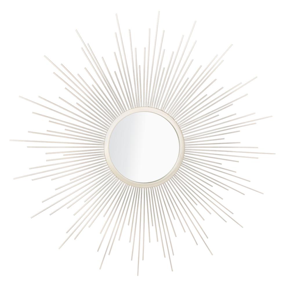 Alves Sunburst Mirror, Champagne
