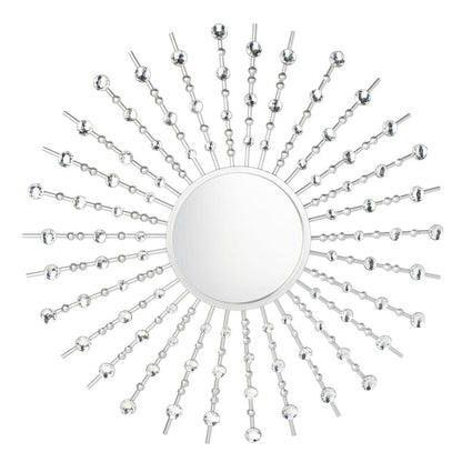 Ariela Sunburst Mirror, Silver