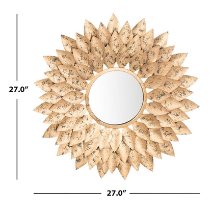 Lana Sunburst Mirror, Gold