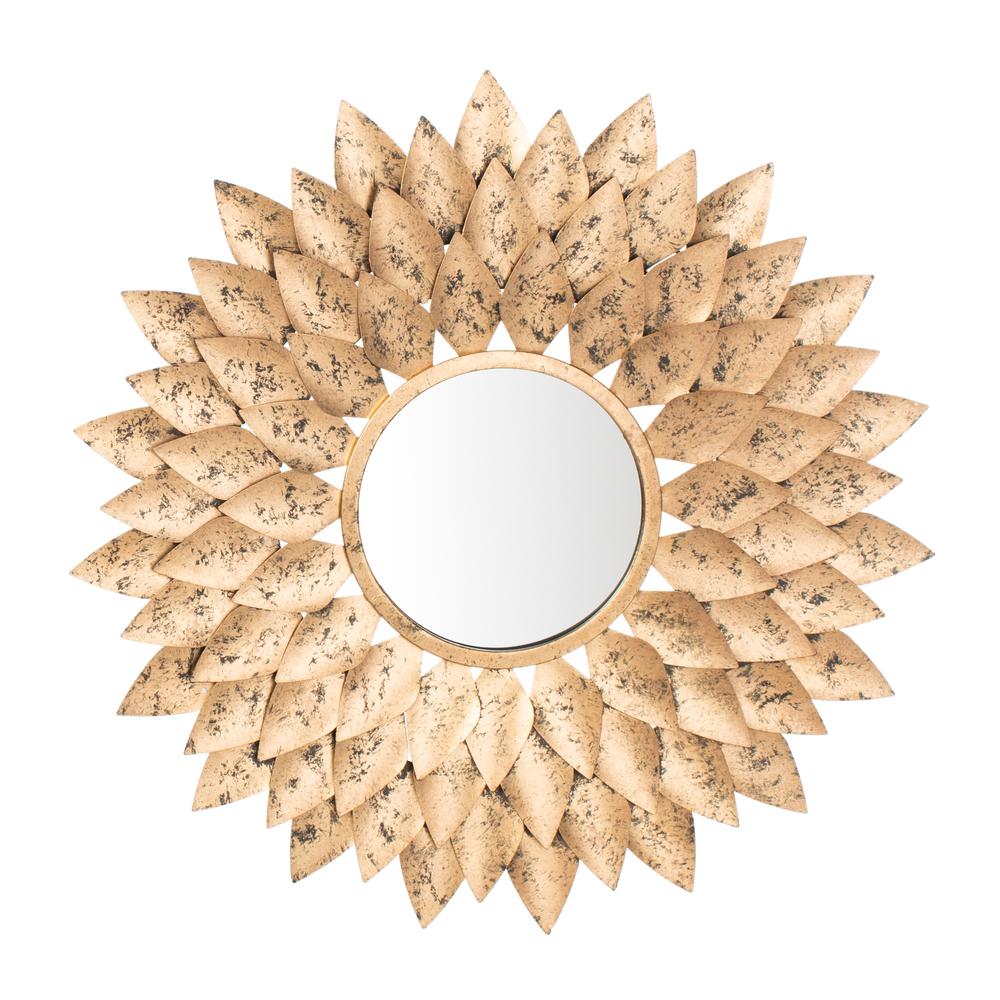 Lana Sunburst Mirror, Gold