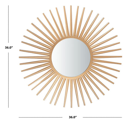 Zyla Sunburst Mirror, Gold