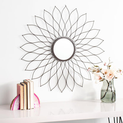 Ravin Sunburst Mirror, Champagne