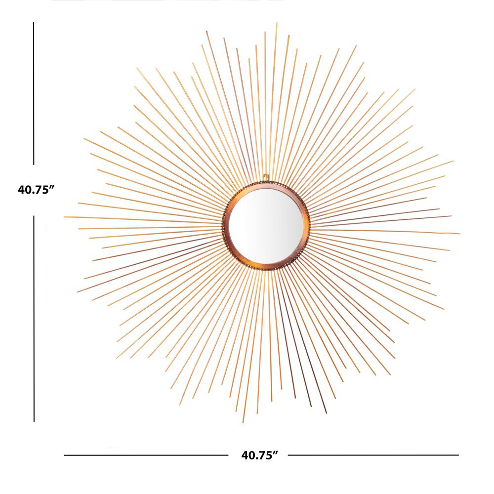 Arlo Sunburst Mirror, Copper