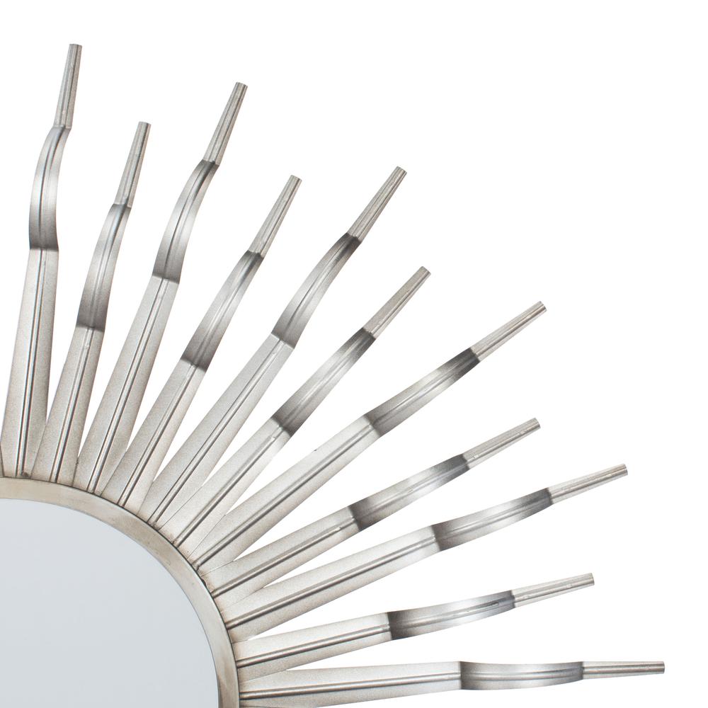 Naya Sunburst Mirror, Gunmetal