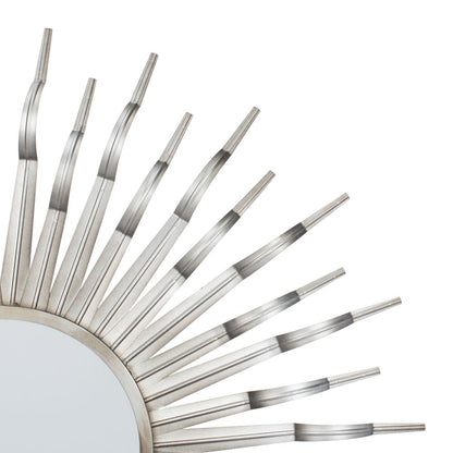 Naya Sunburst Mirror, Gunmetal