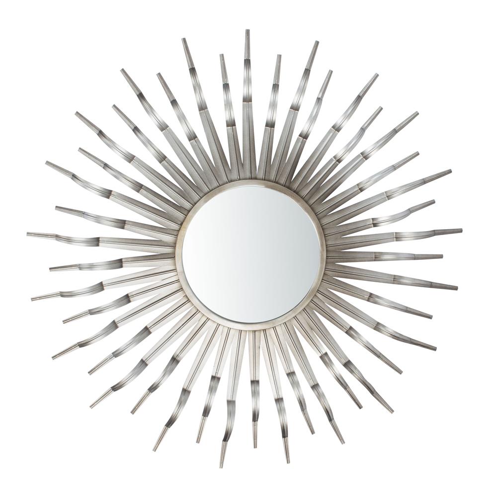 Naya Sunburst Mirror, Gunmetal
