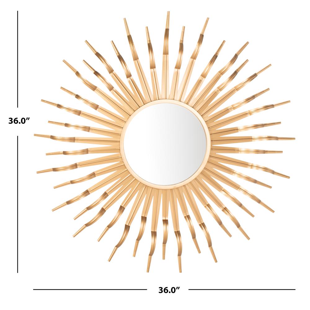 Naya Sunburst Mirror, Gold