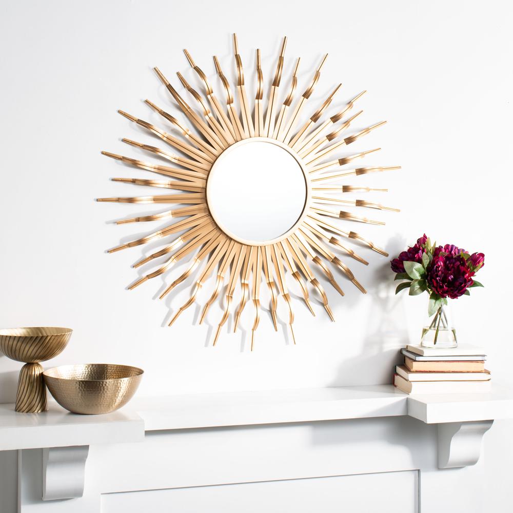 Naya Sunburst Mirror, Gold