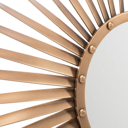 Lachlyn Sunburst Mirror, Gold