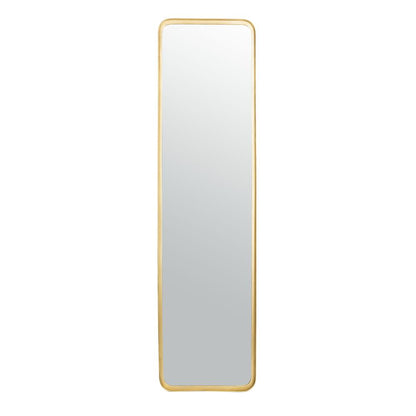 Lerna Mirror, Brushed Brass