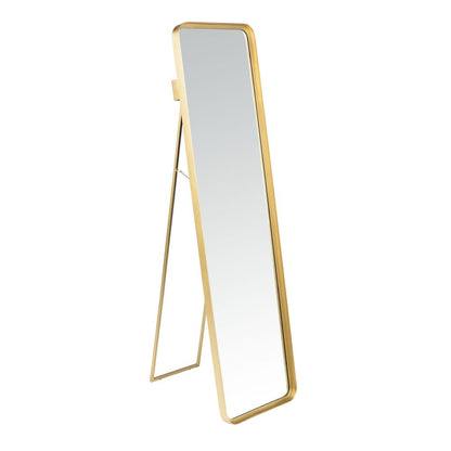 Lerna Mirror, Brushed Brass