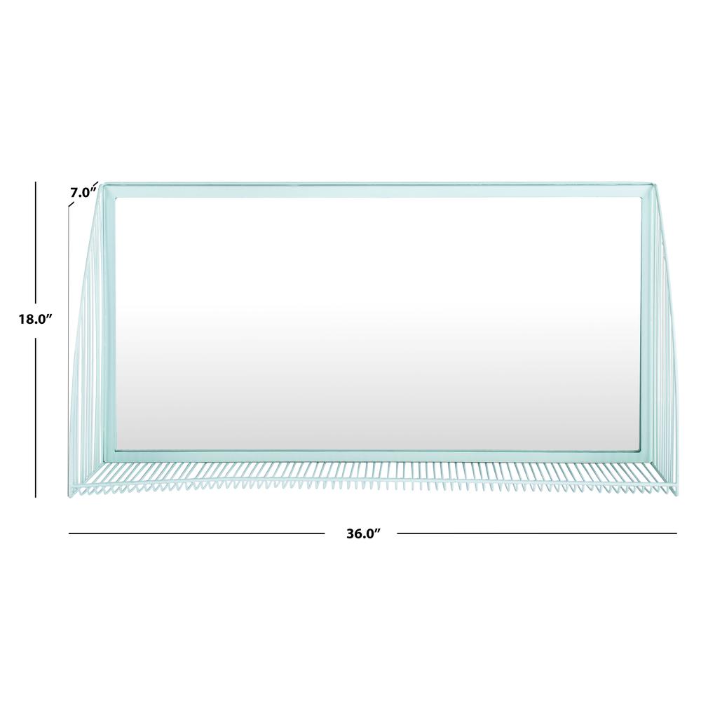 Henly Mirror, Teal
