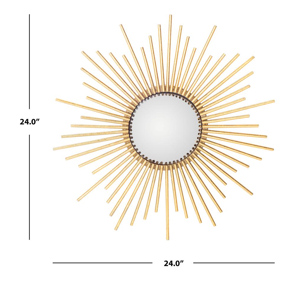 Rosaland Mirror, Gold Foil