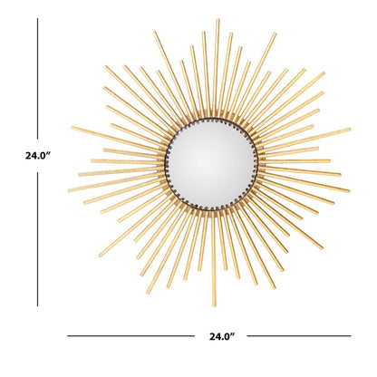 Rosaland Mirror, Gold Foil