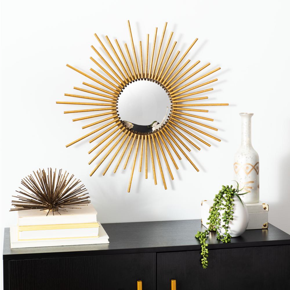 Rosaland Mirror, Gold Foil