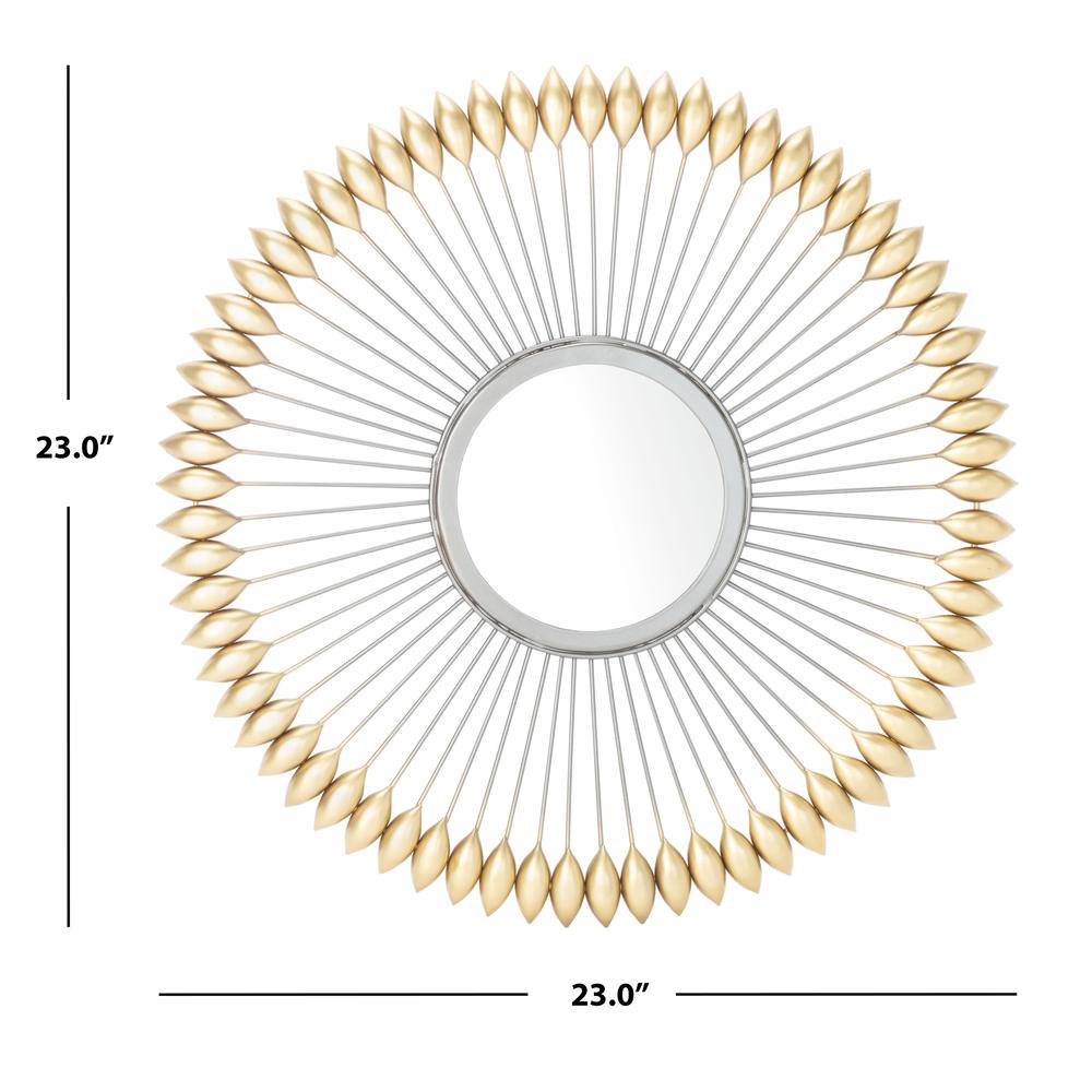 Rulan Mirror, Zinc/Gold