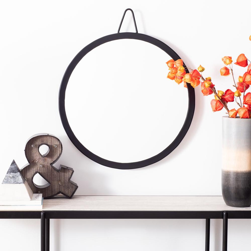 Darsey Mirror, Matte Black