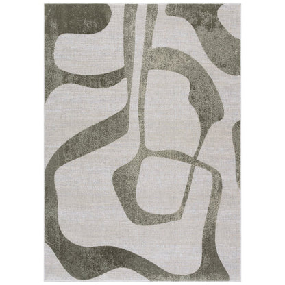 Safavieh Marvel Abstract Ribbon Rug - Olive / Beige - 6'-7" x 9'-6"