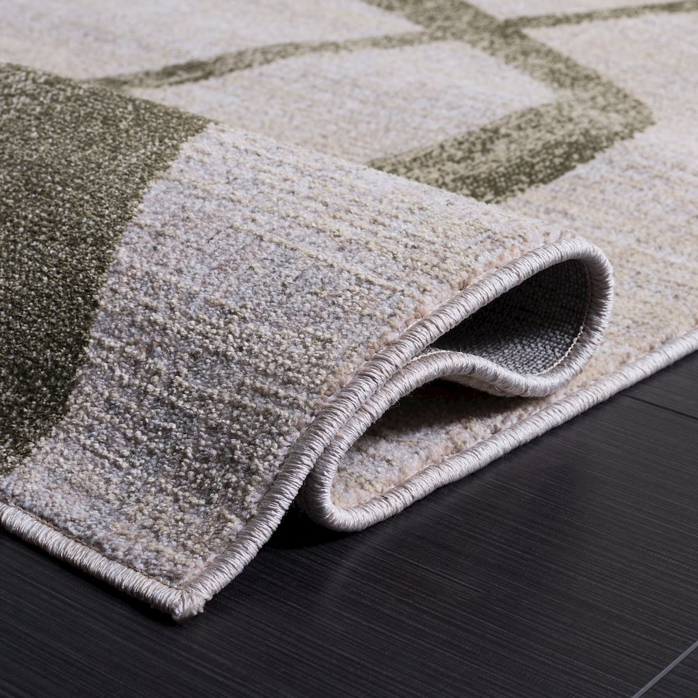 Safavieh Marvel Abstract Ribbon Rug - Olive / Beige - 6'-7" x 9'-6"