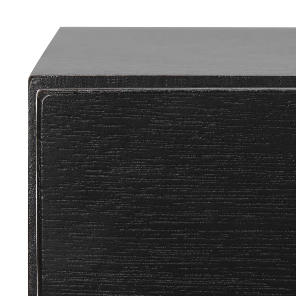 Sienne 2 Drawer Nightstand, Black