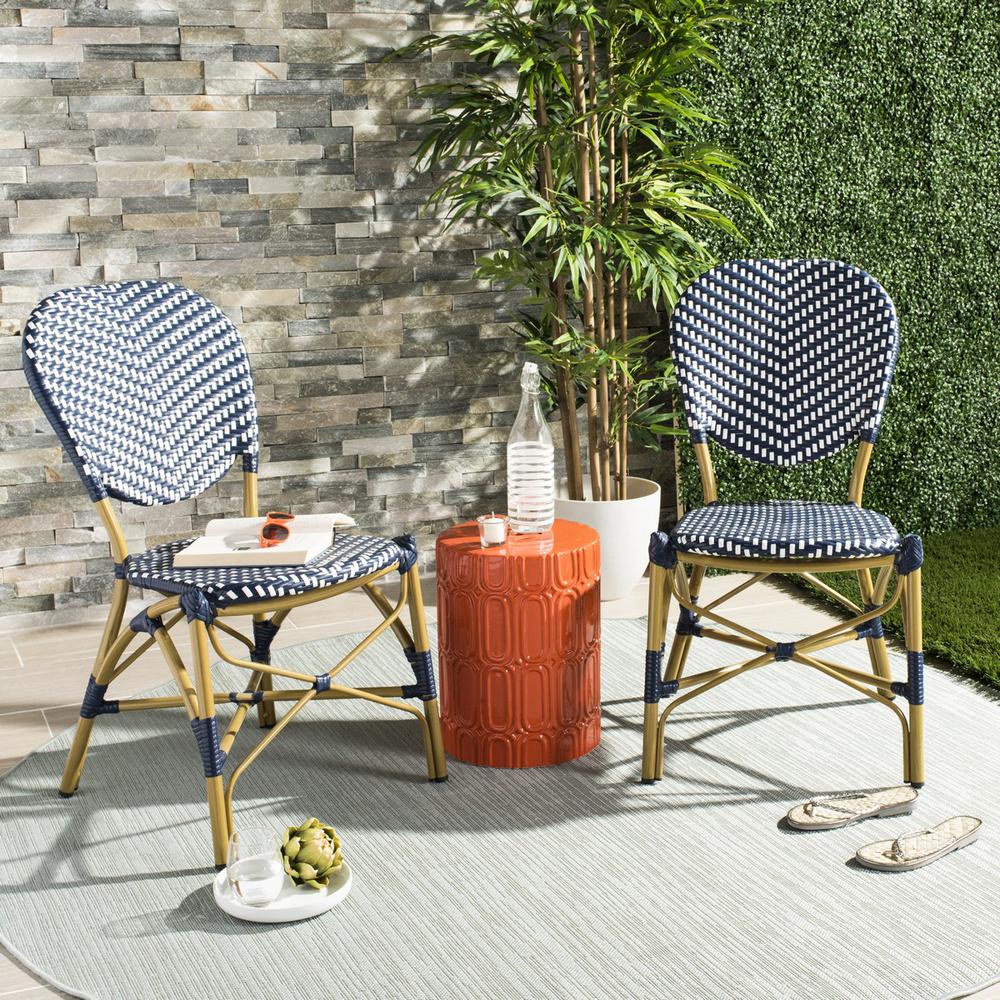 Lisbeth French Bistro Stacking Side Chair