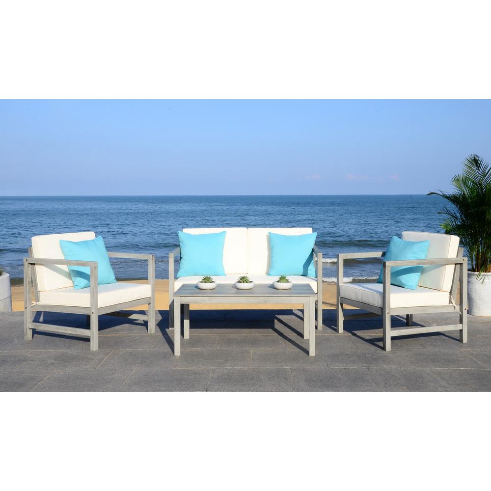 Montez 4 Pc Outdoor Set With Accent Pillows