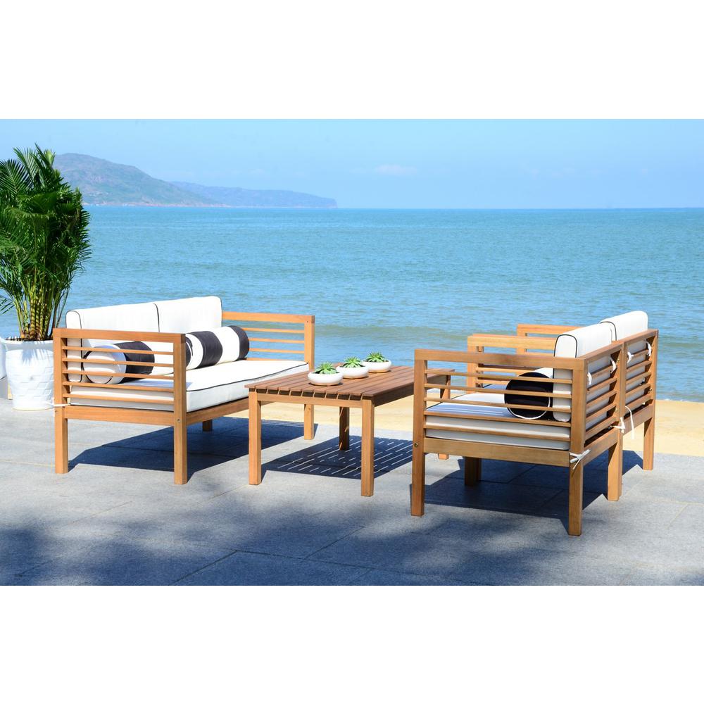 Alda 4 Pc Outdoor Set With Accent Pillows