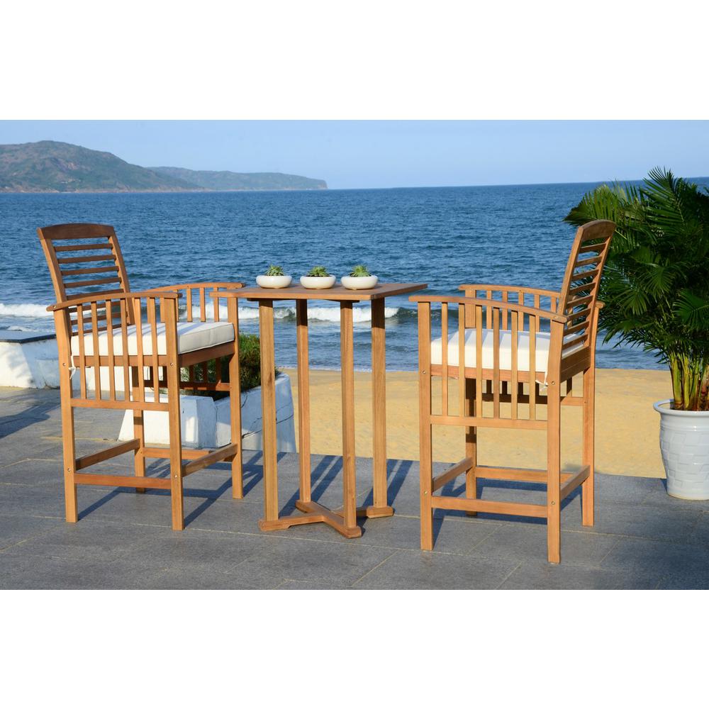 Pate 3 Pc Bar 39.8-Inch H Table Bistro Set