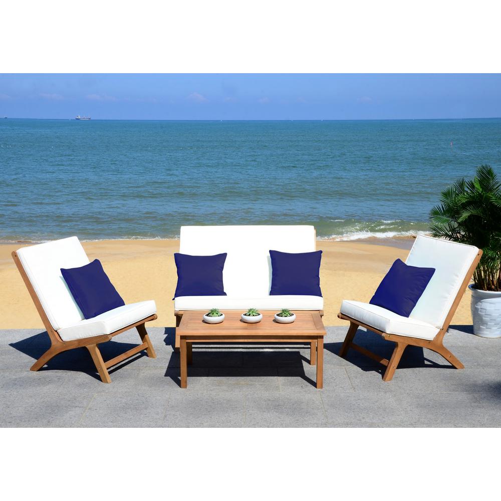 Chaston 4 Pc Outdoor Living Set With Accent Pillows