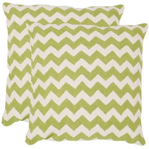 STRIPED TEALEA  PILLOW, PIL102H-1818-SET2