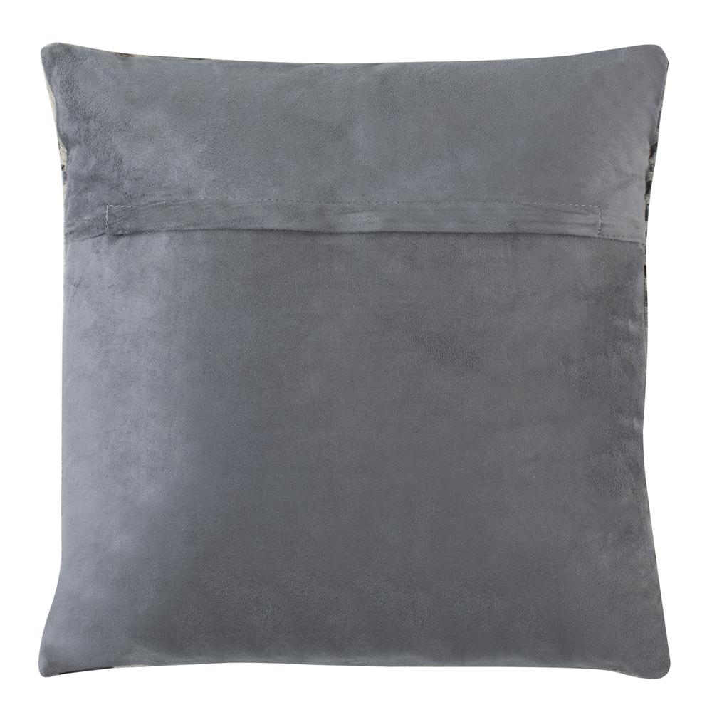Palm Cowhide Pillow, White, PLS218A-1818