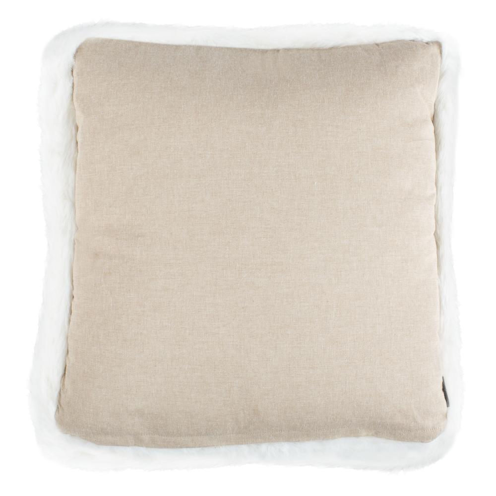 Flopsy Pillow, Beige/White