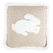 Flopsy Pillow, Beige/White