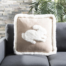 Flopsy Pillow, Beige/White