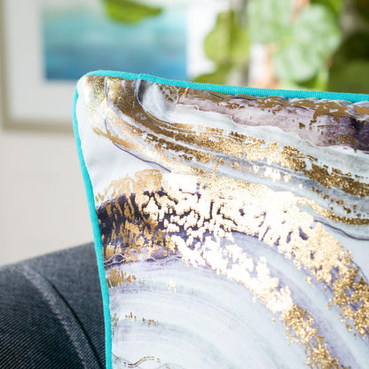 Nima Pillow, Blue/Gold