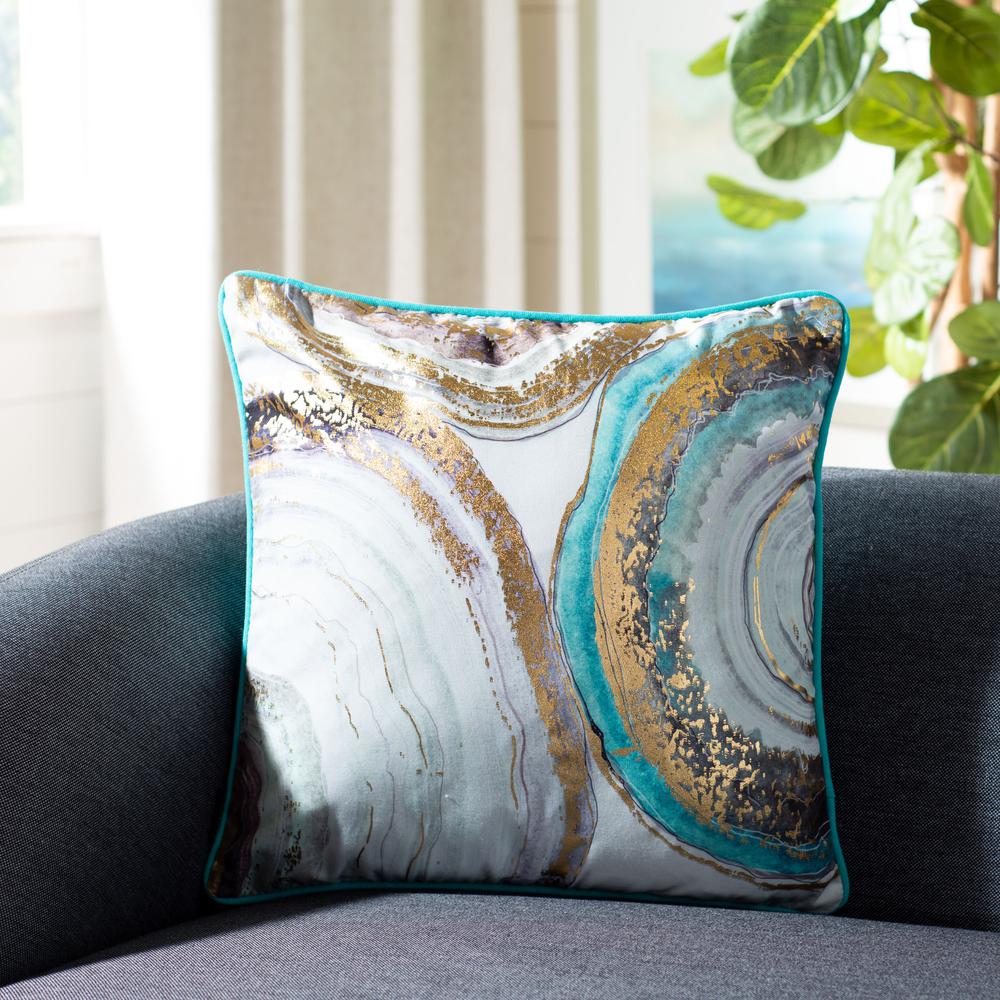 Nima Pillow, Blue/Gold