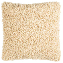 Kalista Shag Pillow, Beige